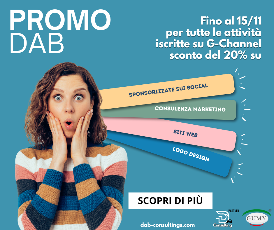 Offerta 20% su Marketing per GChannel - Scadenza 15/11